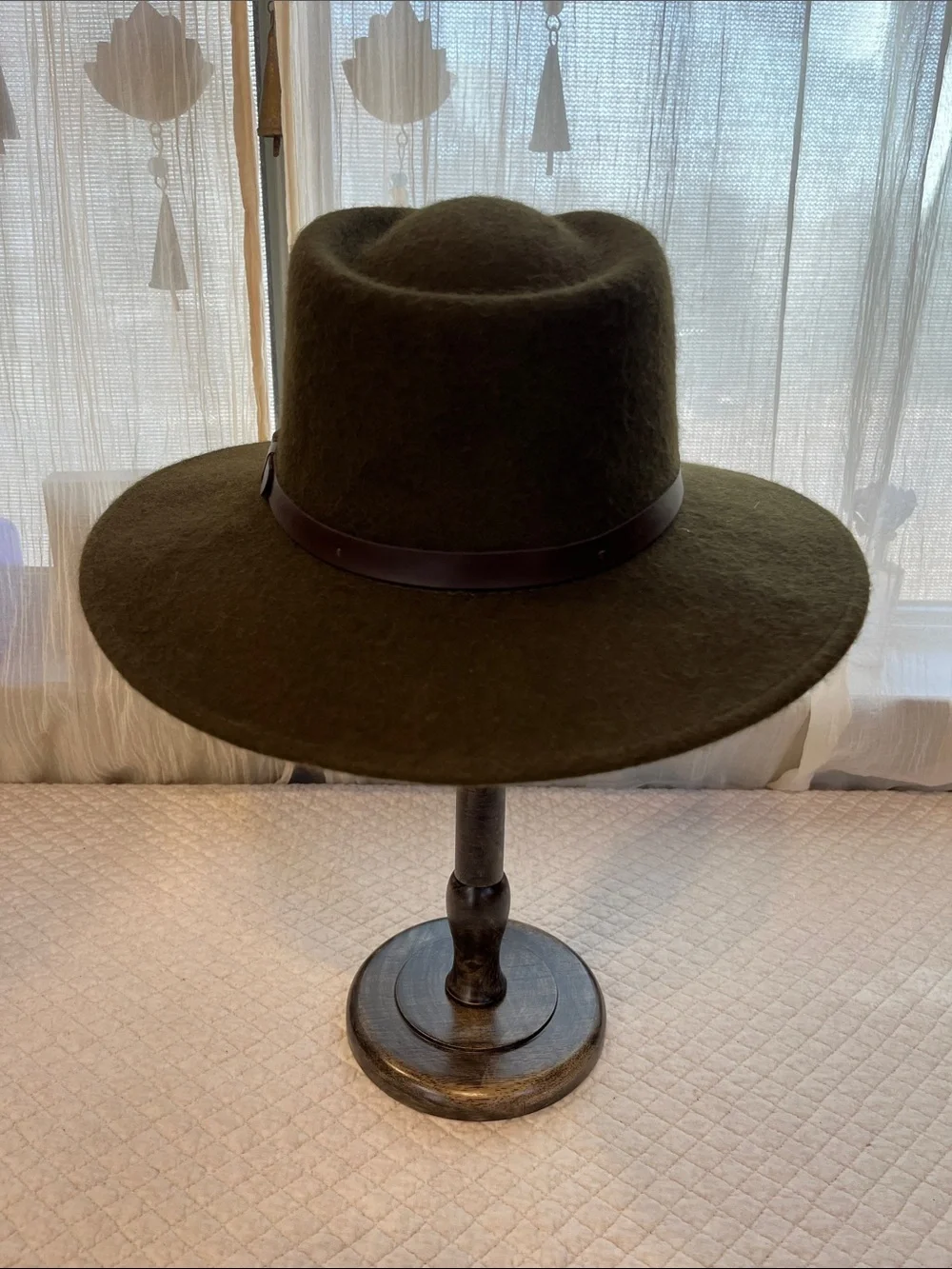 BORGES & SCOTT fedora wool and alpaca hat